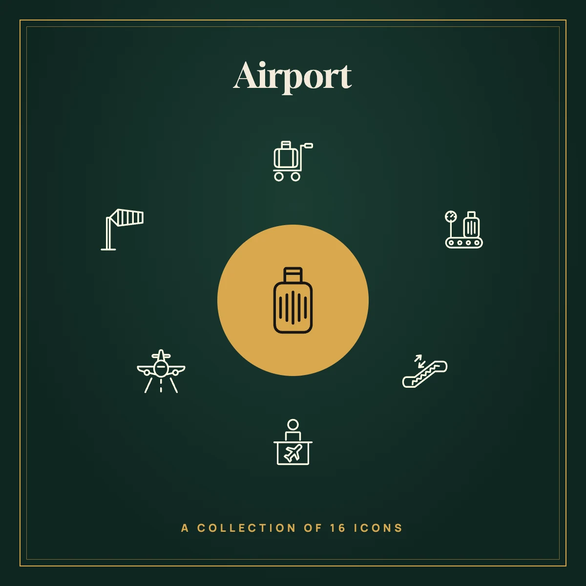 Airport Icon Collection