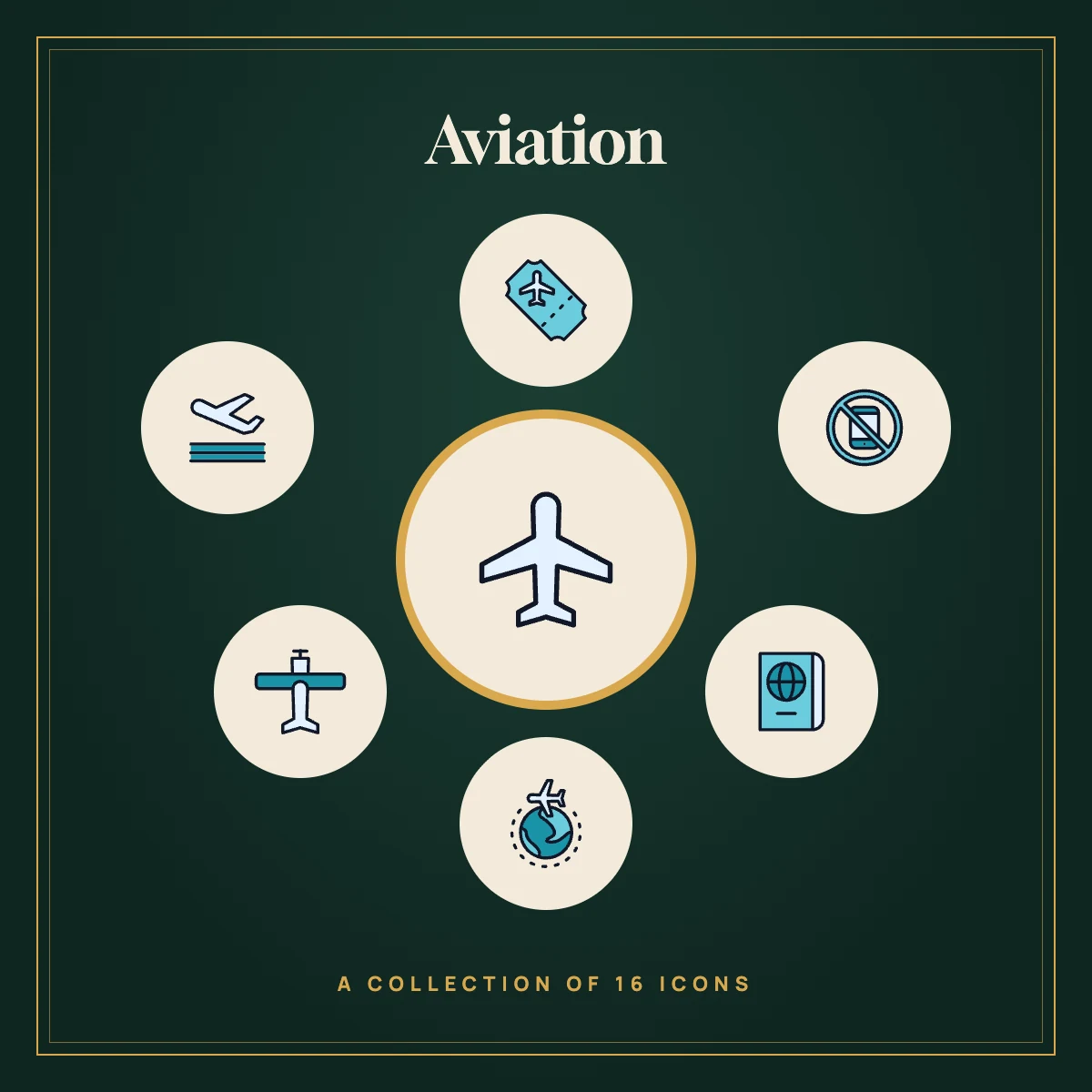Aviation Icon Collection (Colour)
