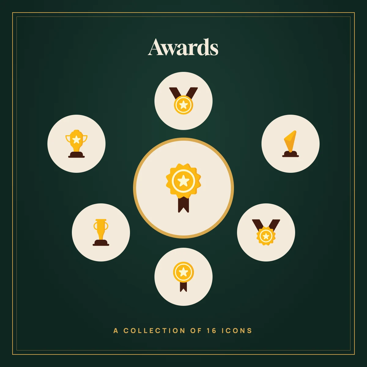 Awards Icon Collection Vol. 1 (Colour)