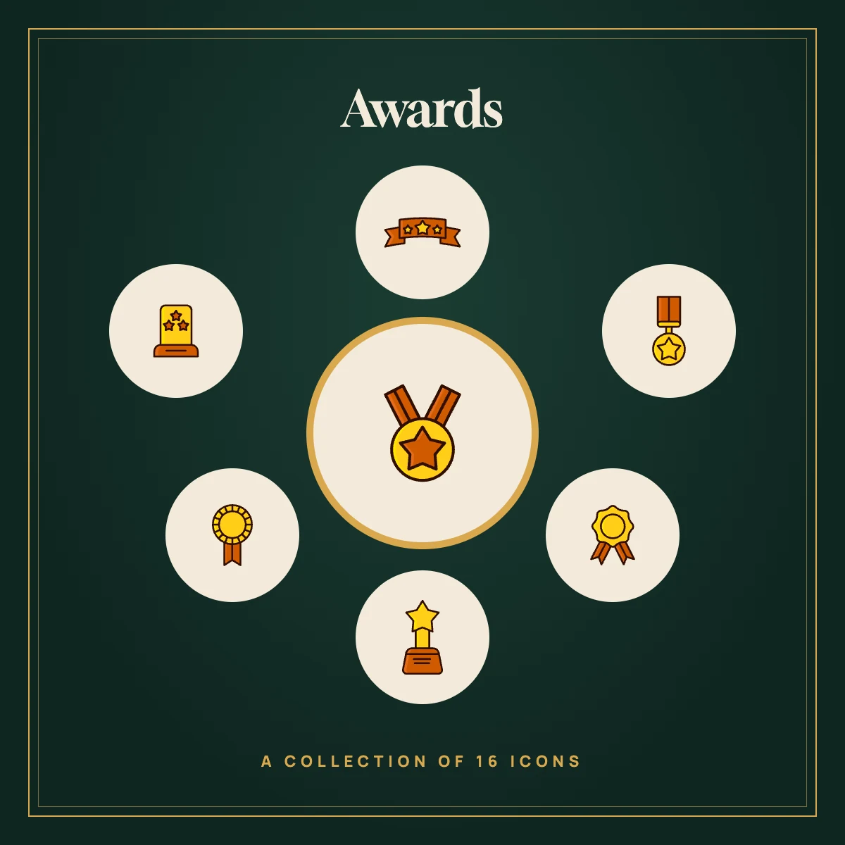 Awards Icon Collection Vol. 2 (Colour)