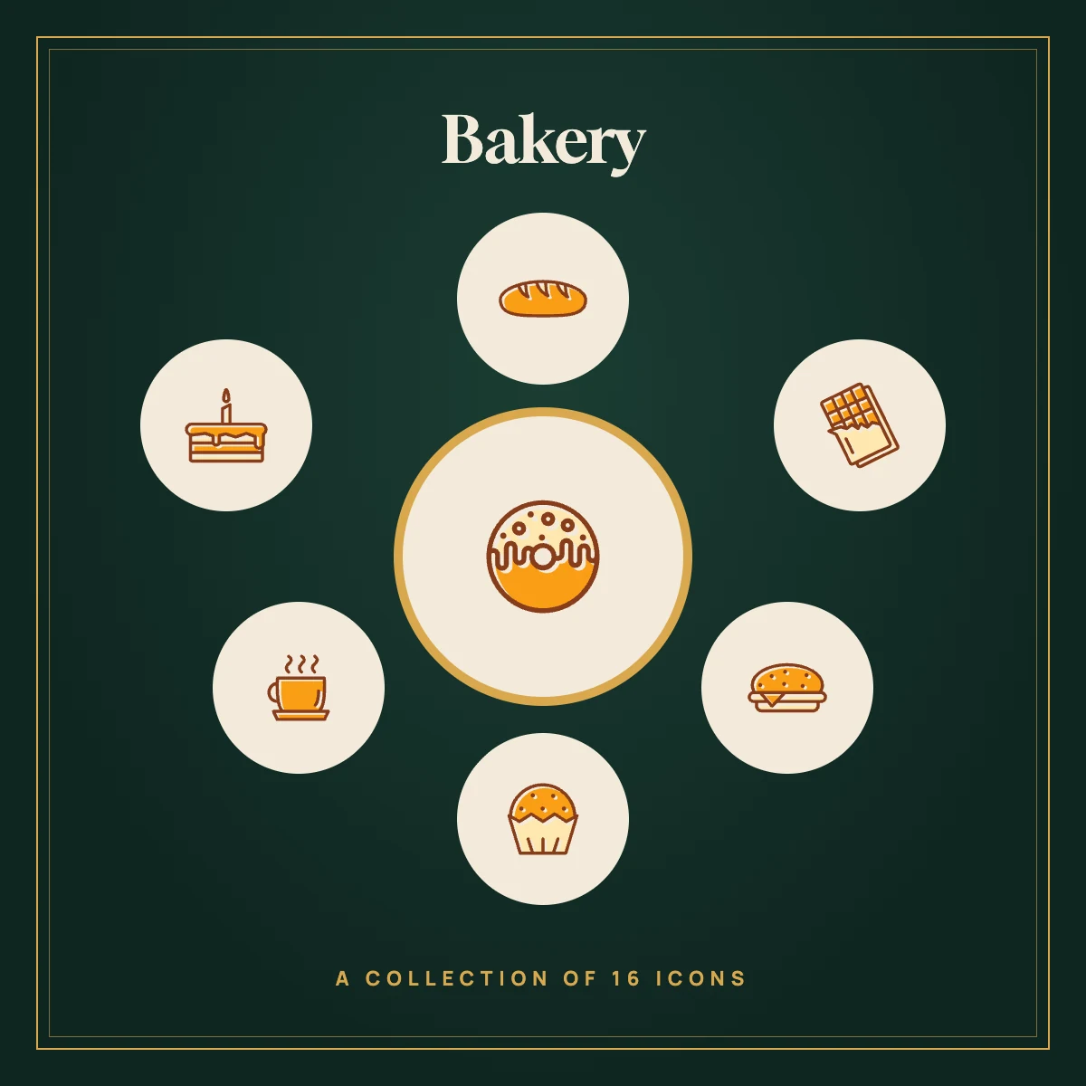 Bakery Icon Collection (Colour)