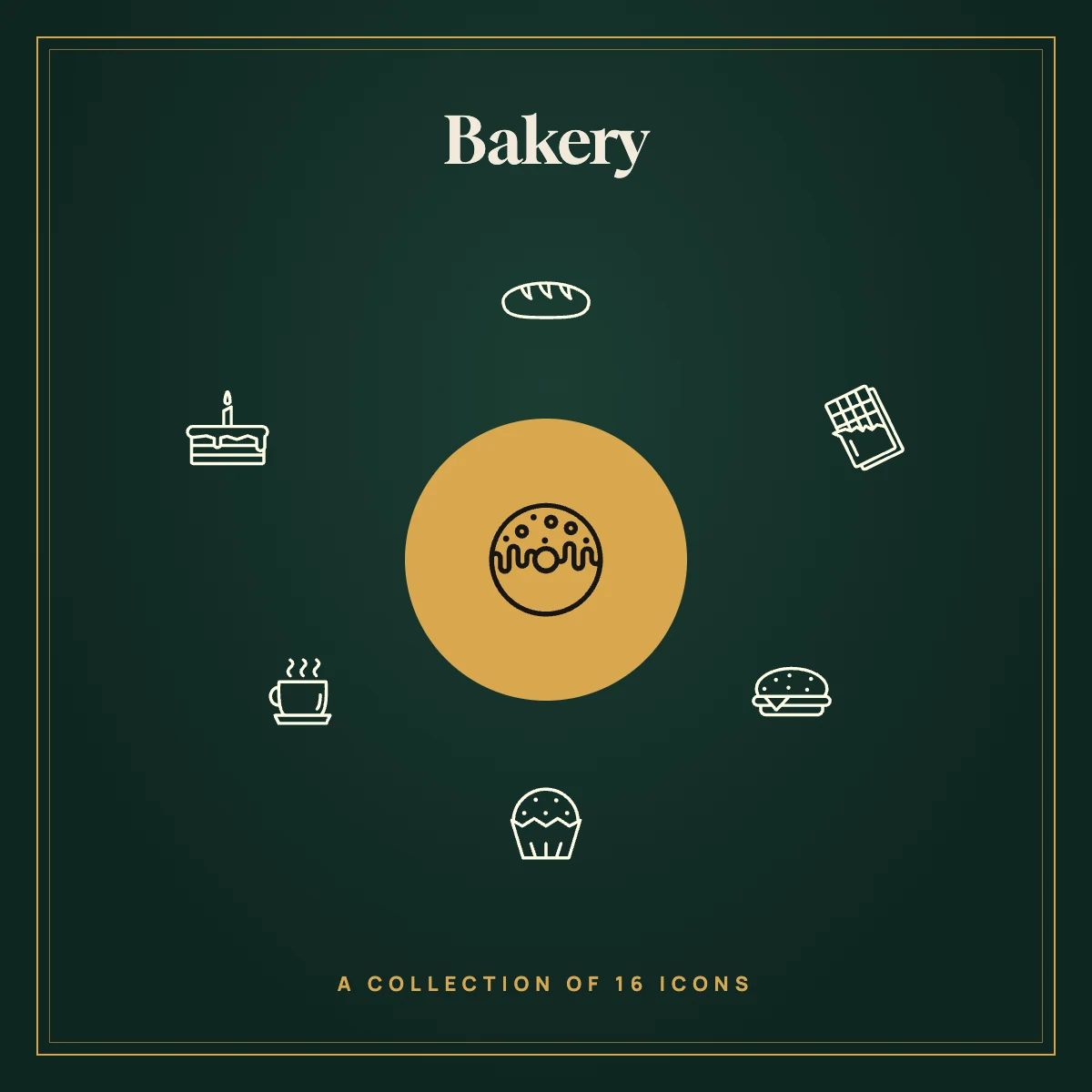 Bakery Icon Collection