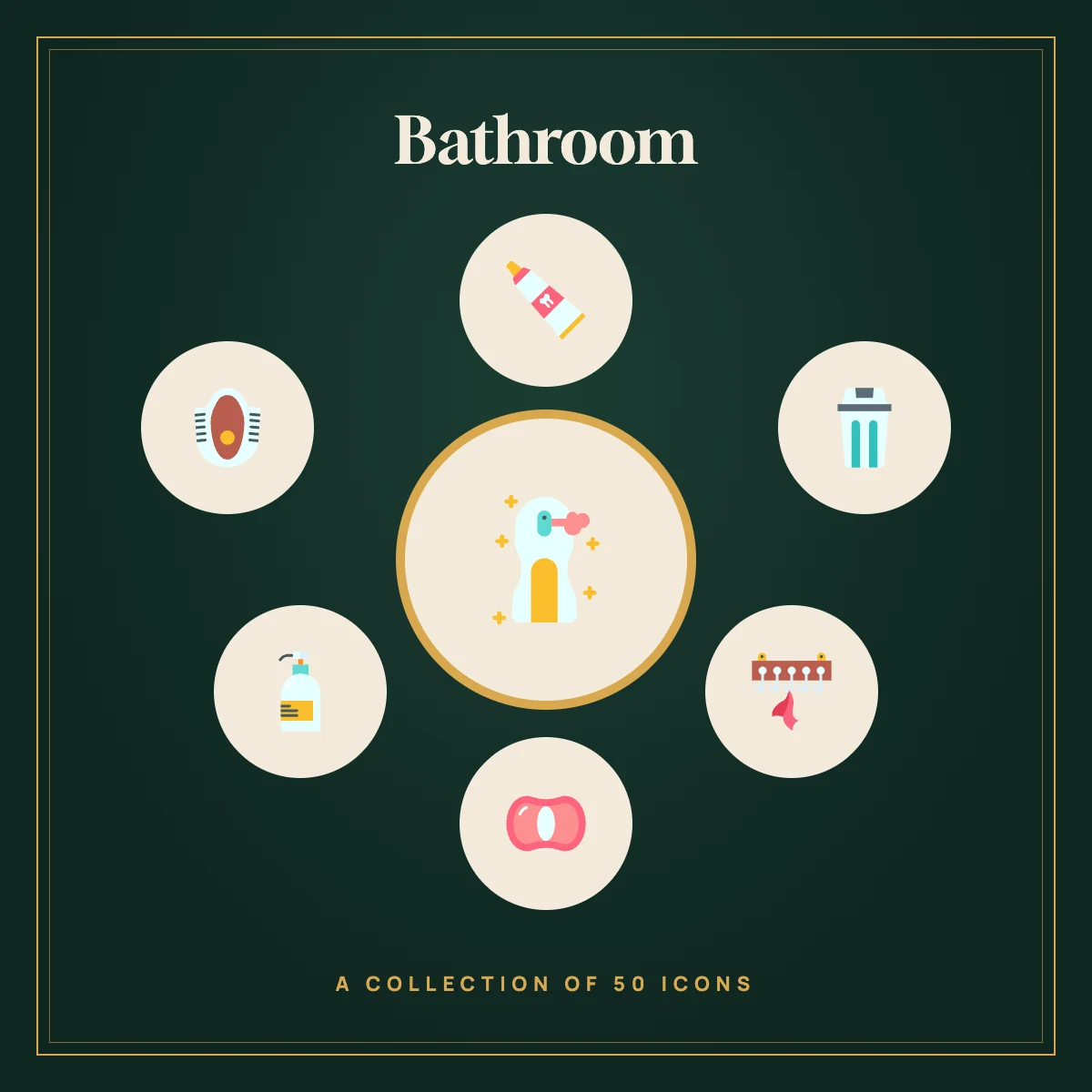 Bathroom Icon Collection (Colour)