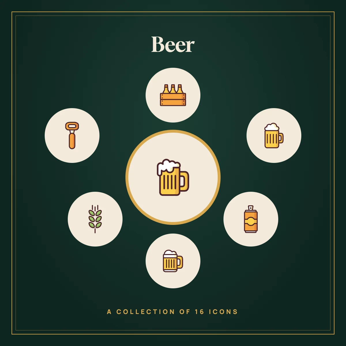Beer Icon Collection (Colour)