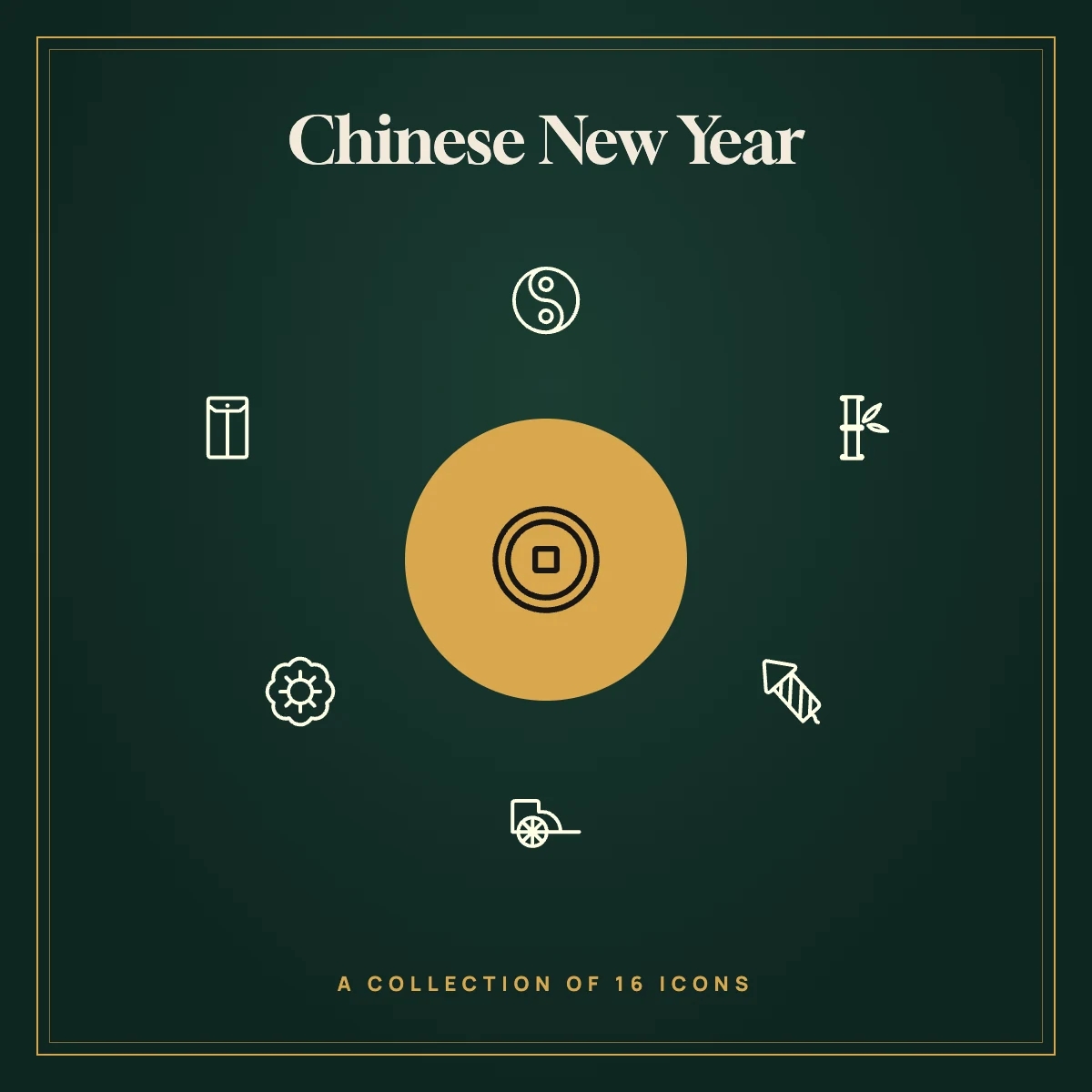 Chinese New Year Icon Collection Vol. 1