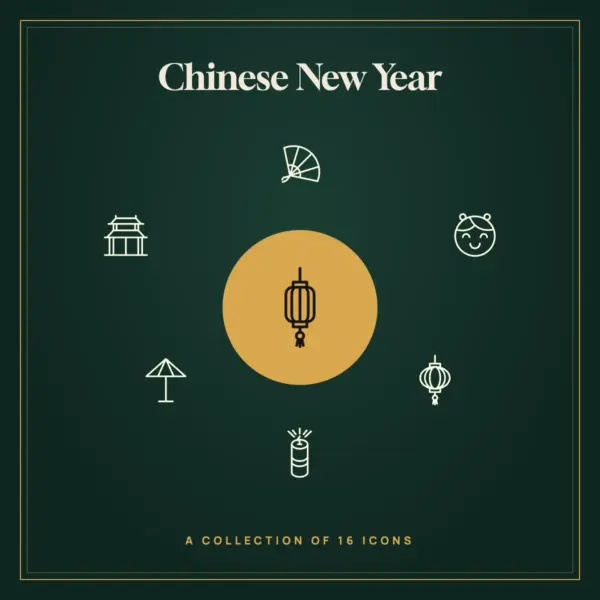Chinese New Year Icon Collection Vol. 2
