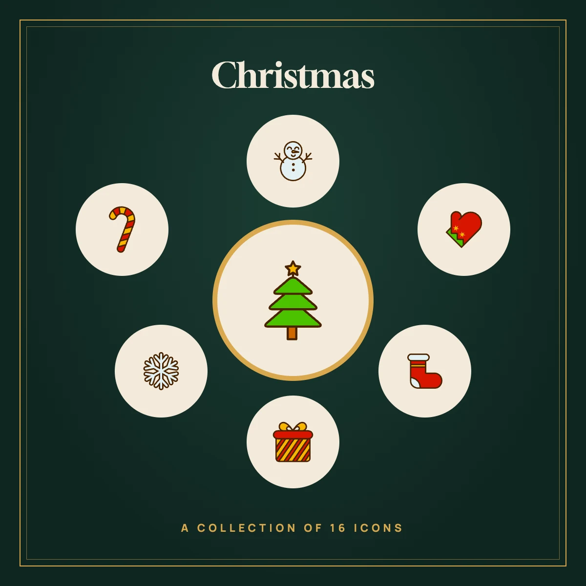 Christmas Icon Collection (Colour)