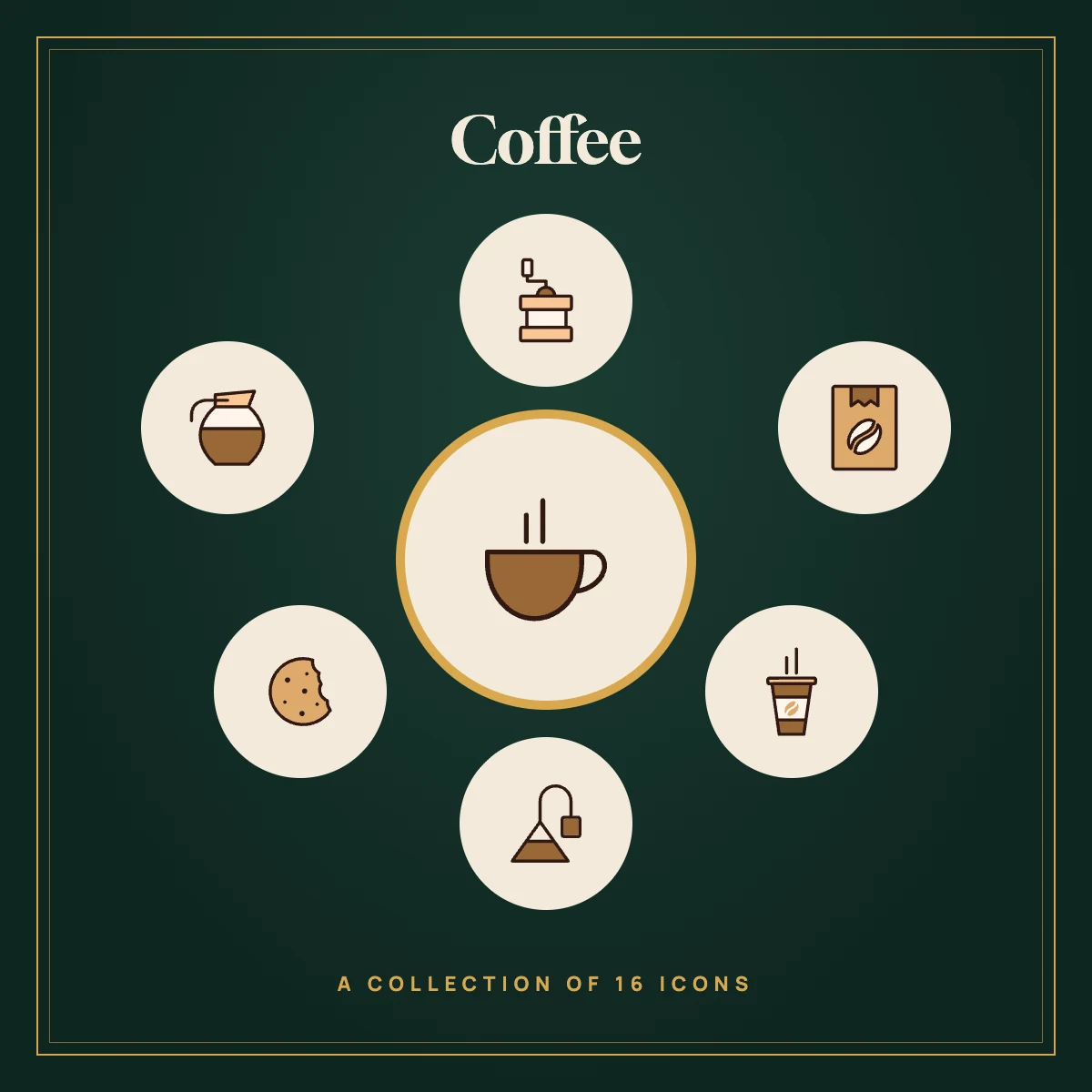 Coffee Icon Collection Vol. 2 (Colour)