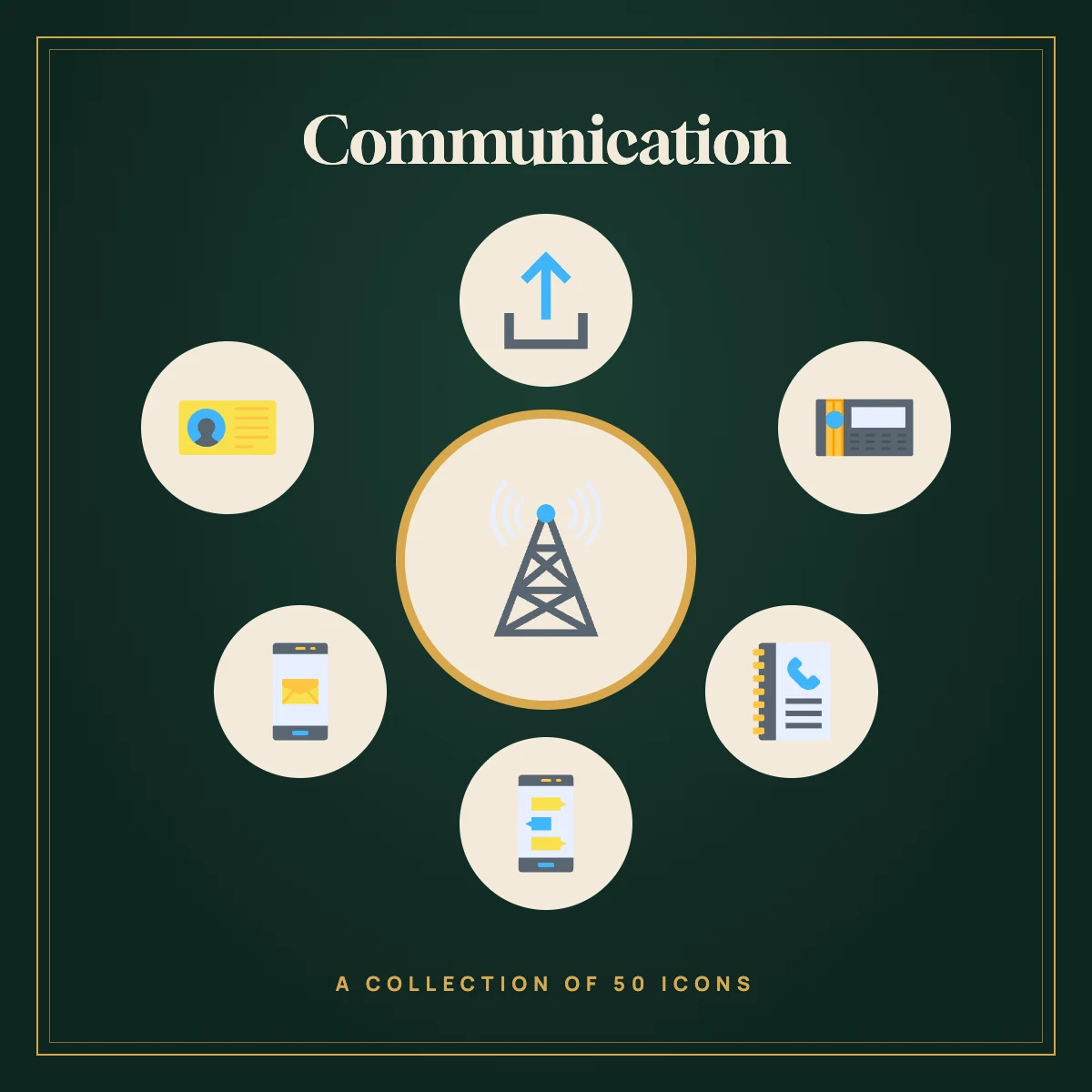 Communication Icon Collection (Colour)