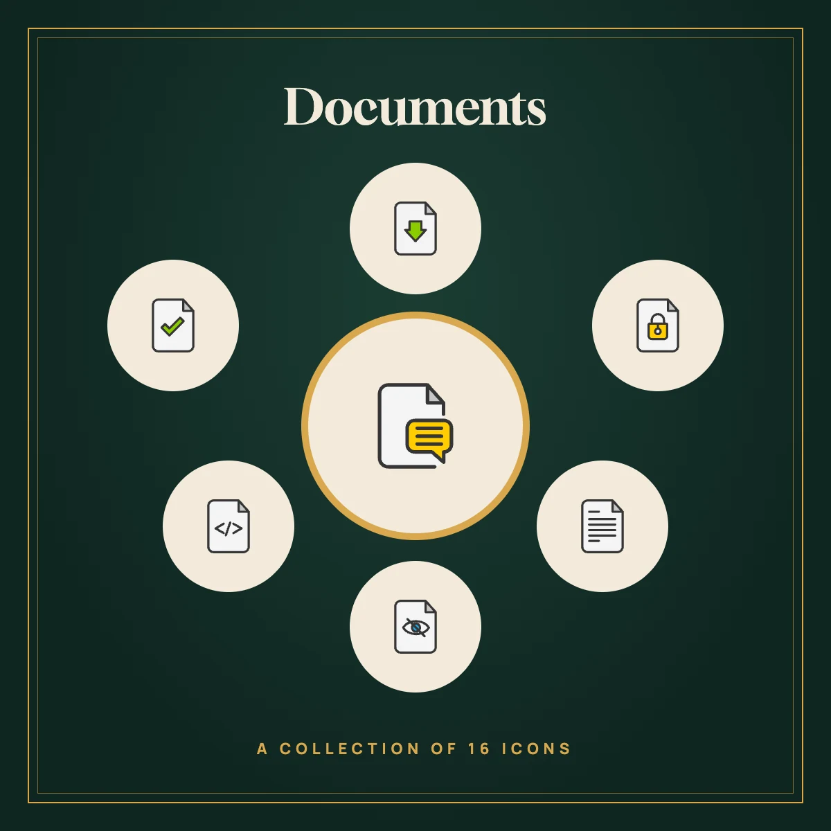 Documents Icon Collection (Colour)