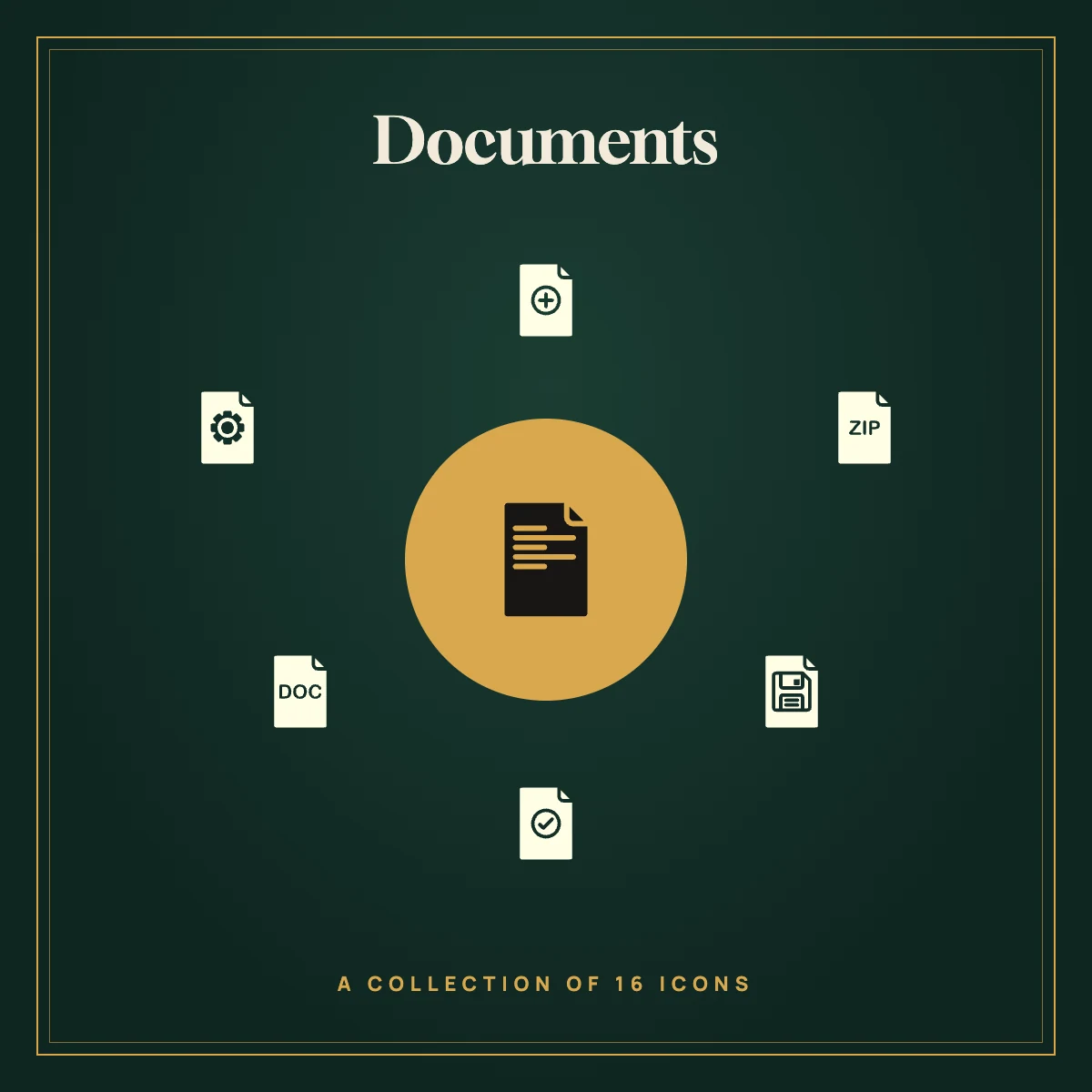 Documents Icon Collection (Solid)