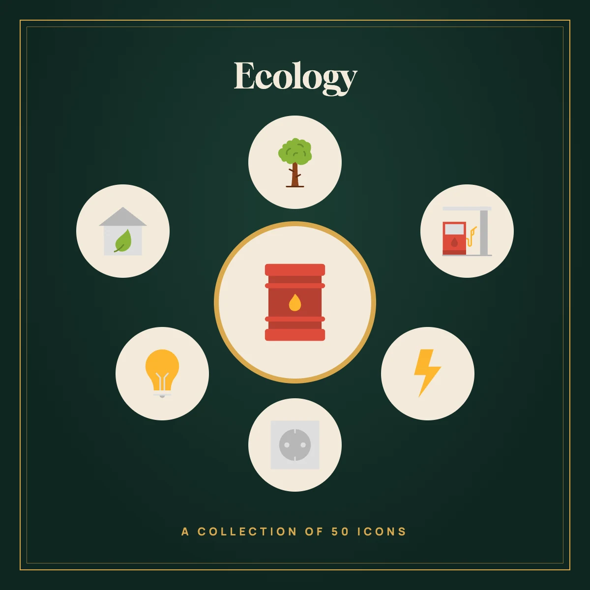 Ecology Icon Collection Vol. 1 (Colour)
