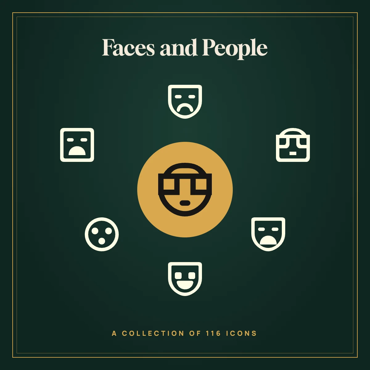 Faces and People Icon Collection Vol. 1 (Mini)