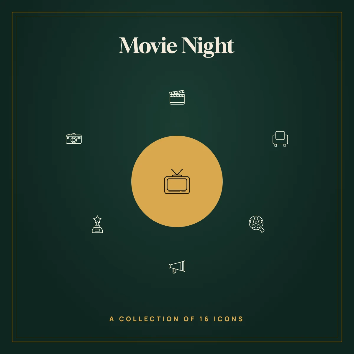 Movie Night Icon Collection