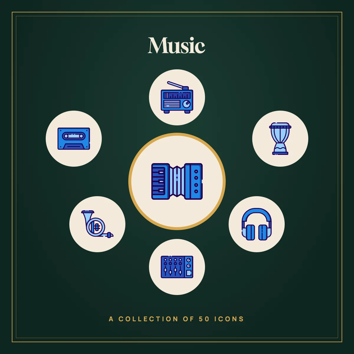 Music Icon Collection Vol. 1 (Colour)