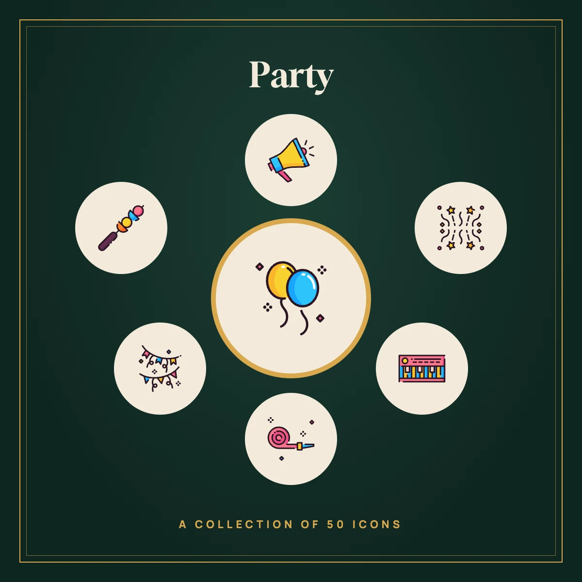 Party Icon Collection (Colour)