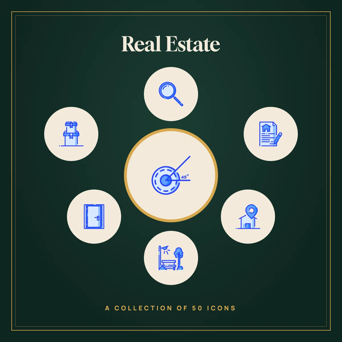 Real Estate Icon Collection (Colour)