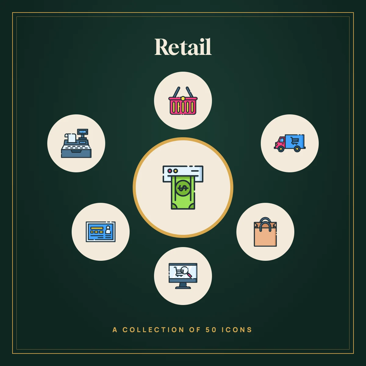 Retail Icon Collection (Colour)