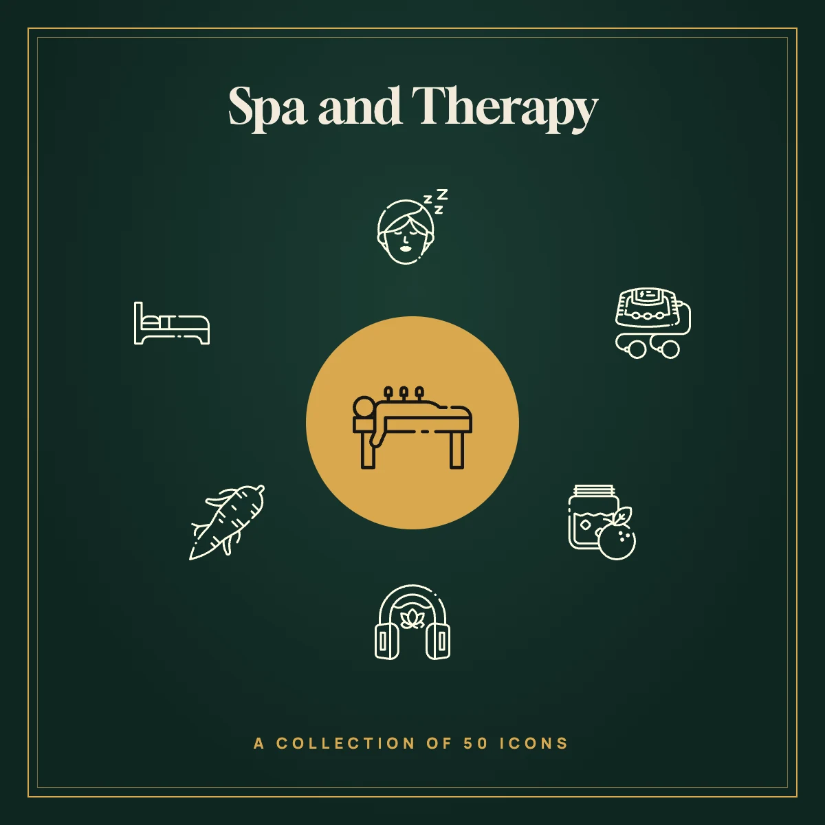 Spa and Therapy Icon Collection