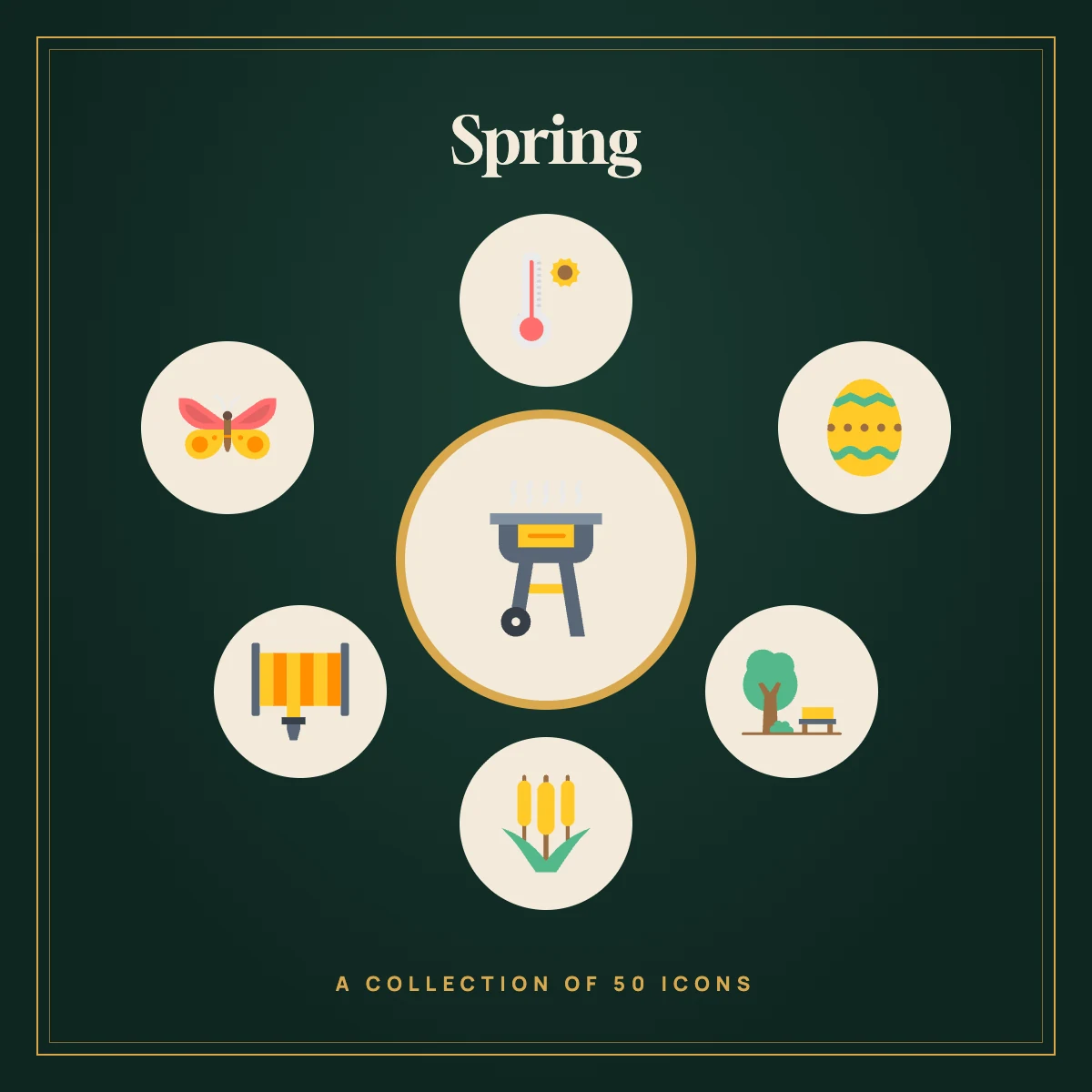 Spring Icon Collection (Colour)