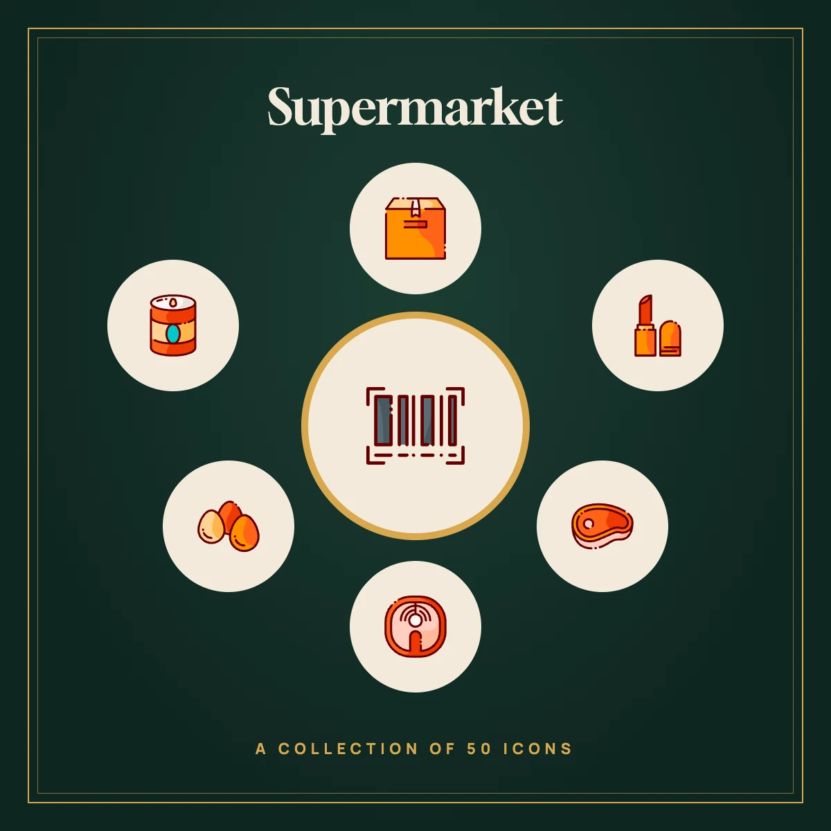 Supermarket Icon Collection (Colour)