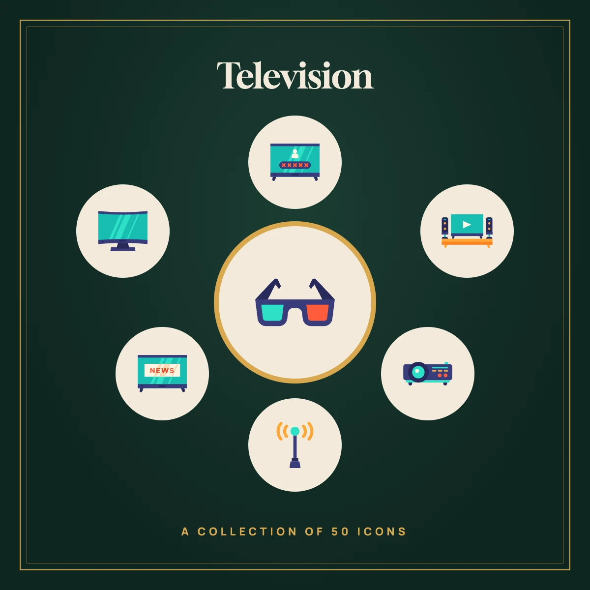 Television Icon Collection (Colour)