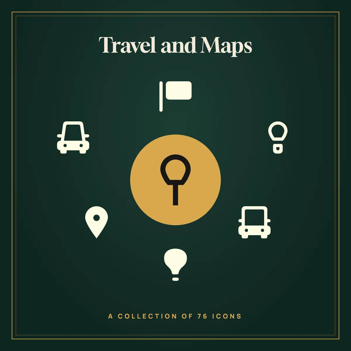 Travel and Maps Icon Collection (Mini)