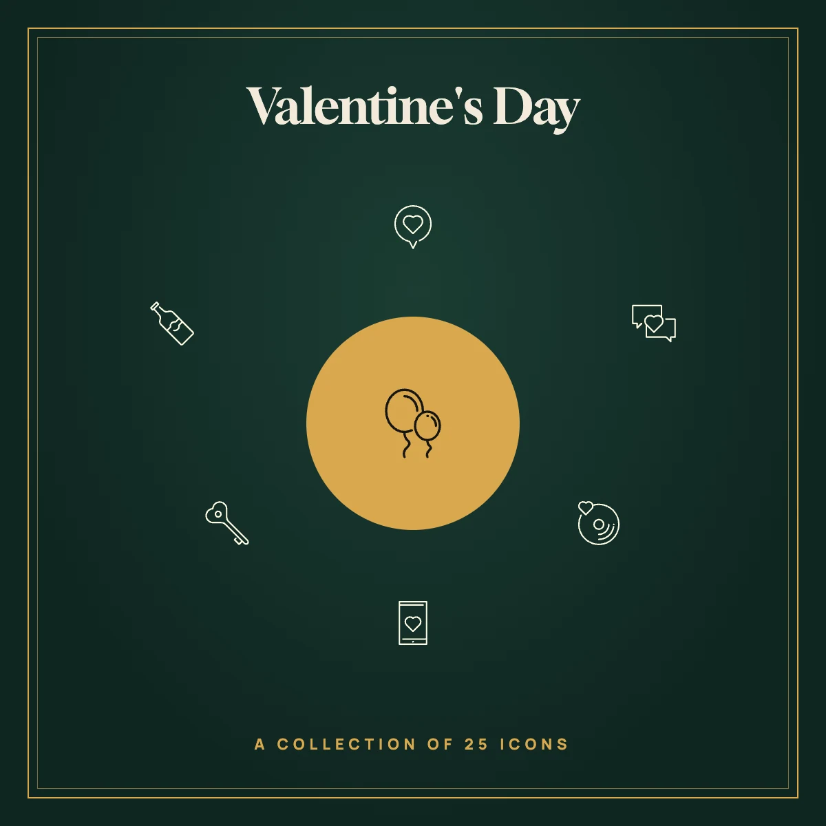 Valentine's Day Icon Collection
