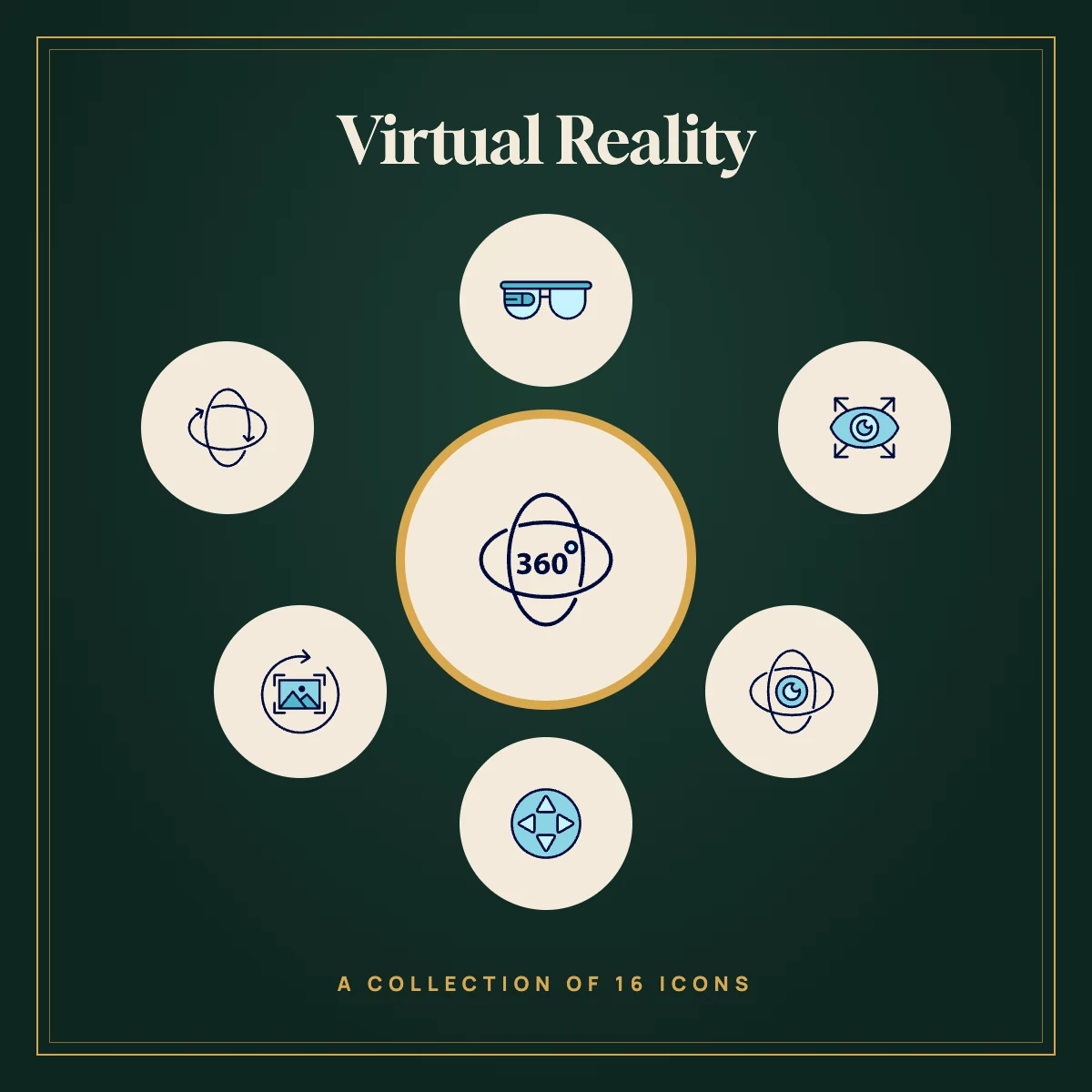 Virtual Reality Icon Collection (Colour)